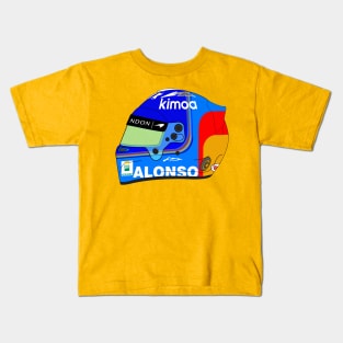 Fernando Alonso 2018 Helmet Kids T-Shirt